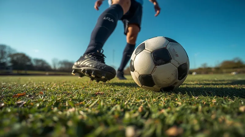control balón fútbol
