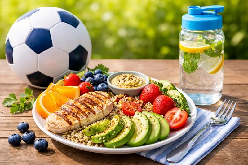 alimentación temporada fútbol