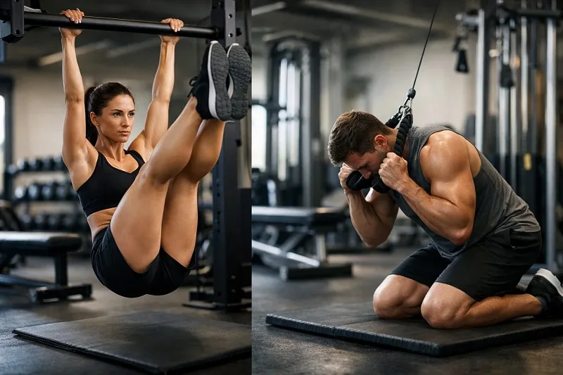 rutina de gimnasio para core