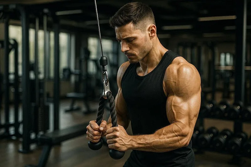 rutina de gimnasio para brazos